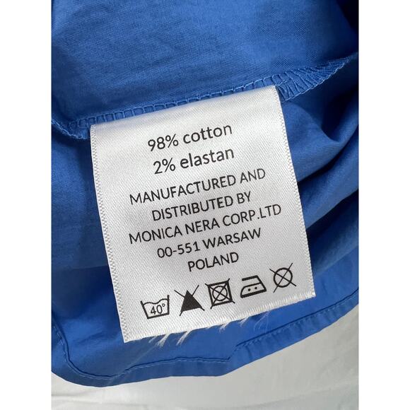 Monica Nera Aqua Blue Natasha Top size L - Picture 4 of 4